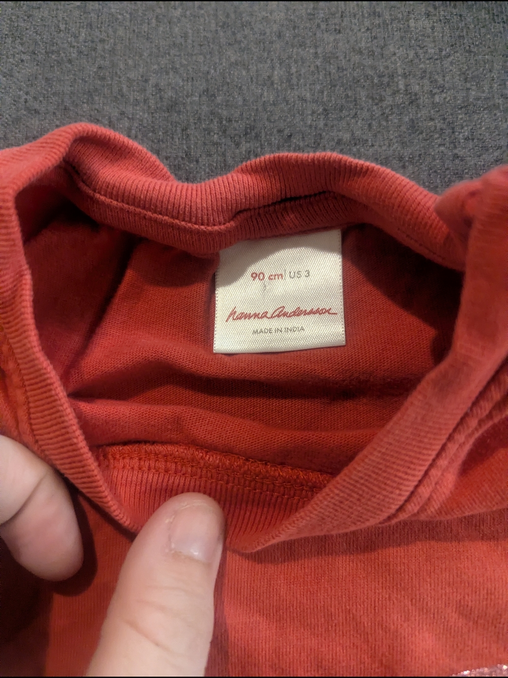 Hanna Andersson Red Tee with Glitter Watermelon Slices - Picture 3 of 3